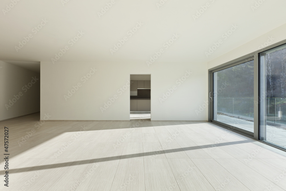 Obraz premium modern architecture, new empty apartment