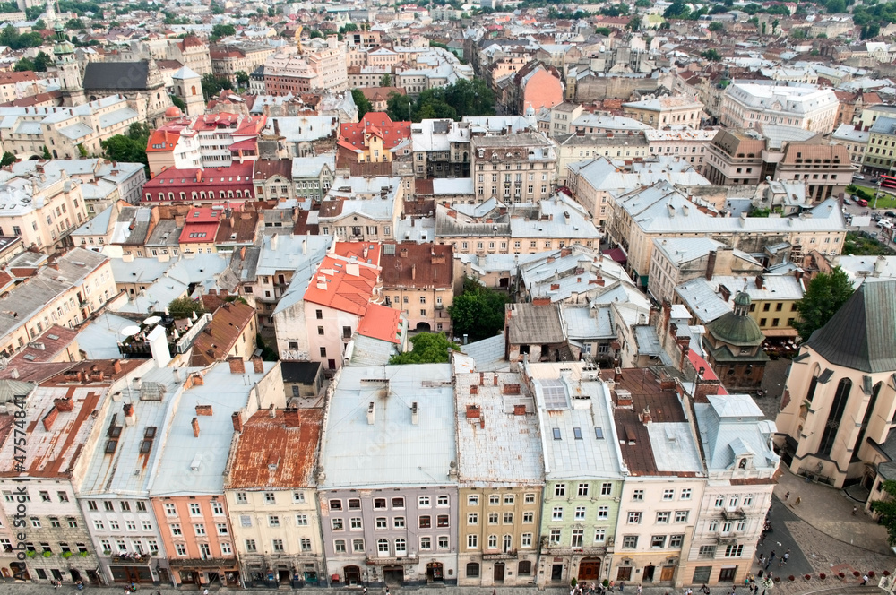 view of Lviv, Ukraine