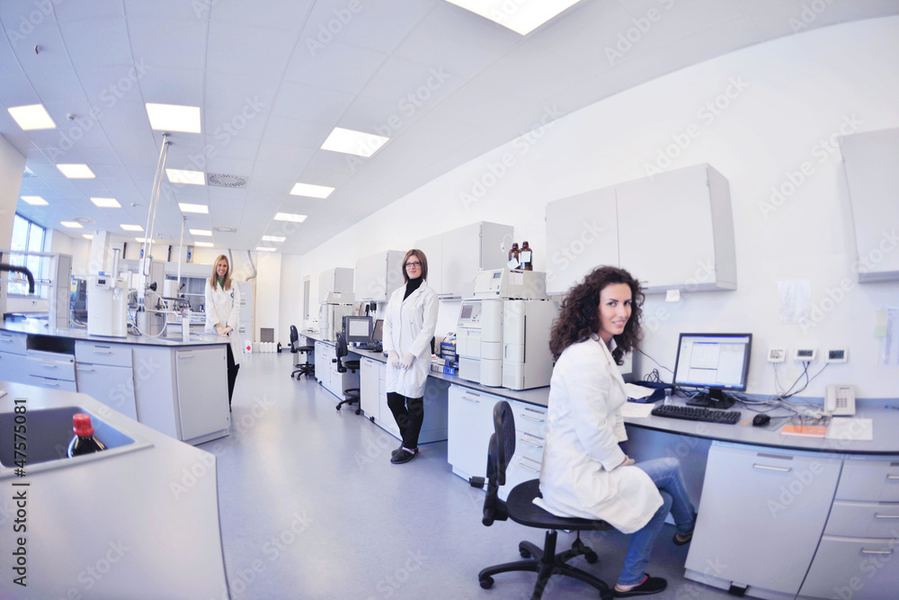 Obraz premium scientists working at the laboratory