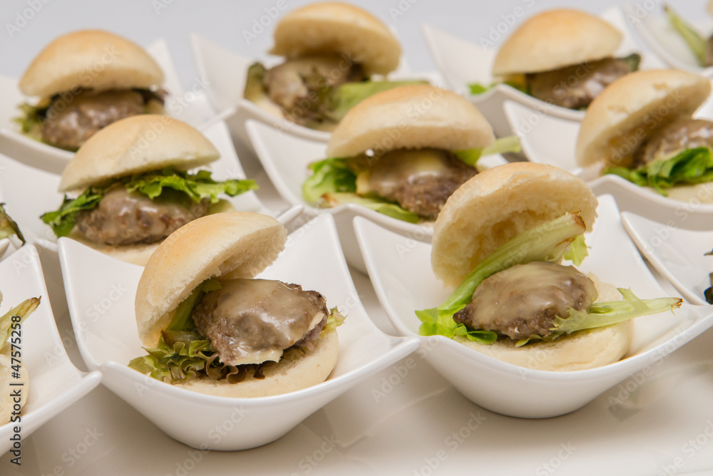 Mini hamburger Mini hamburger