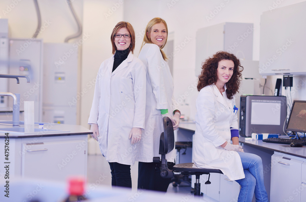 Obraz premium scientists working at the laboratory