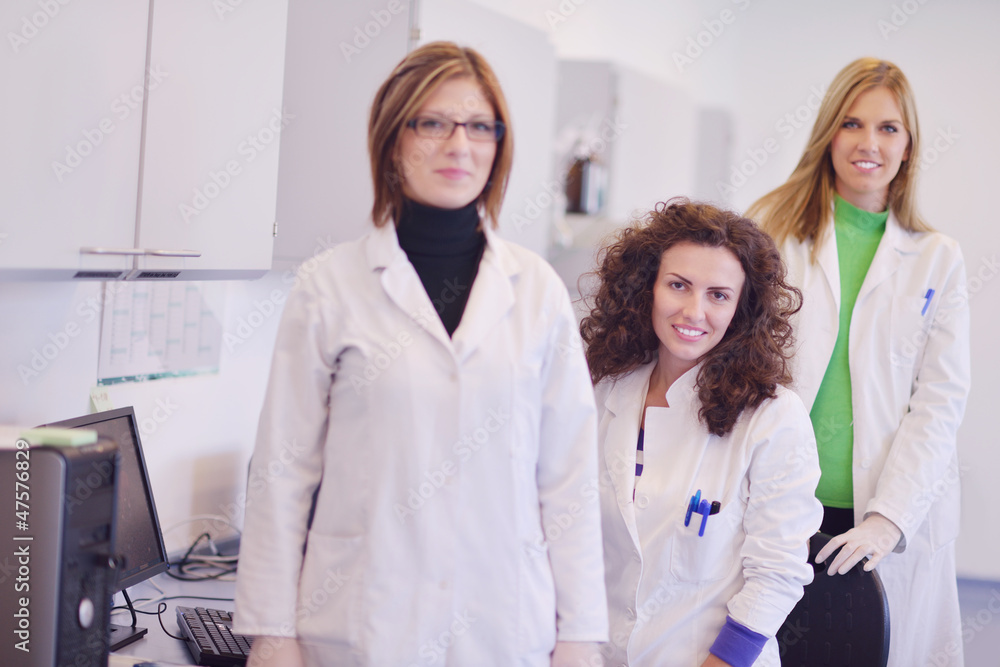 Fototapeta premium scientists working at the laboratory