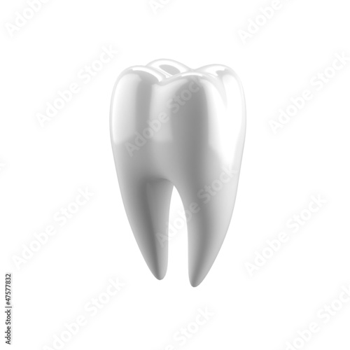 Fototapeta Naklejka Na Ścianę i Meble -  White human tooth