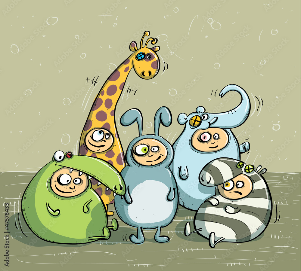 Naklejka premium Animal Costumes