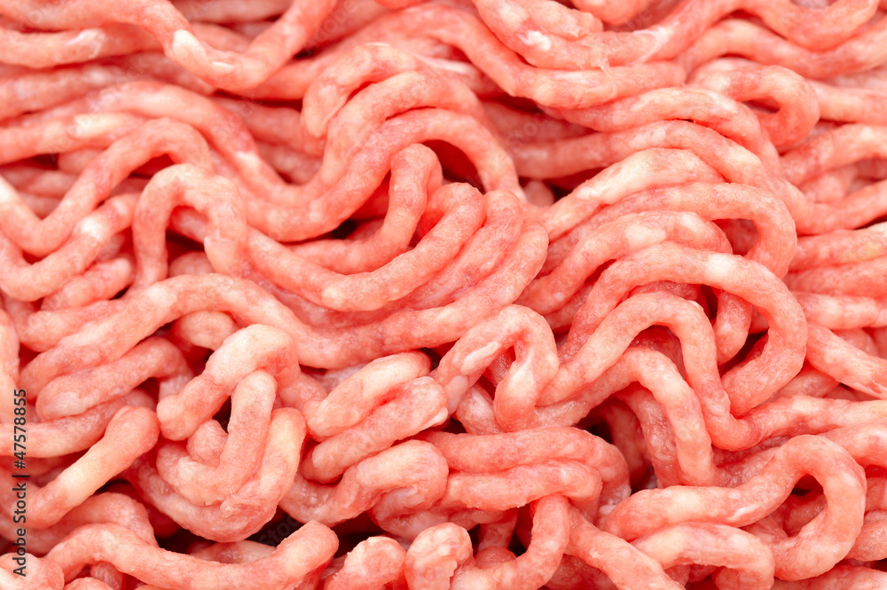 raw minced meat closeup as background raw minced meat closeup as background
