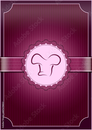 Purple  Restaurant Menu Cover
