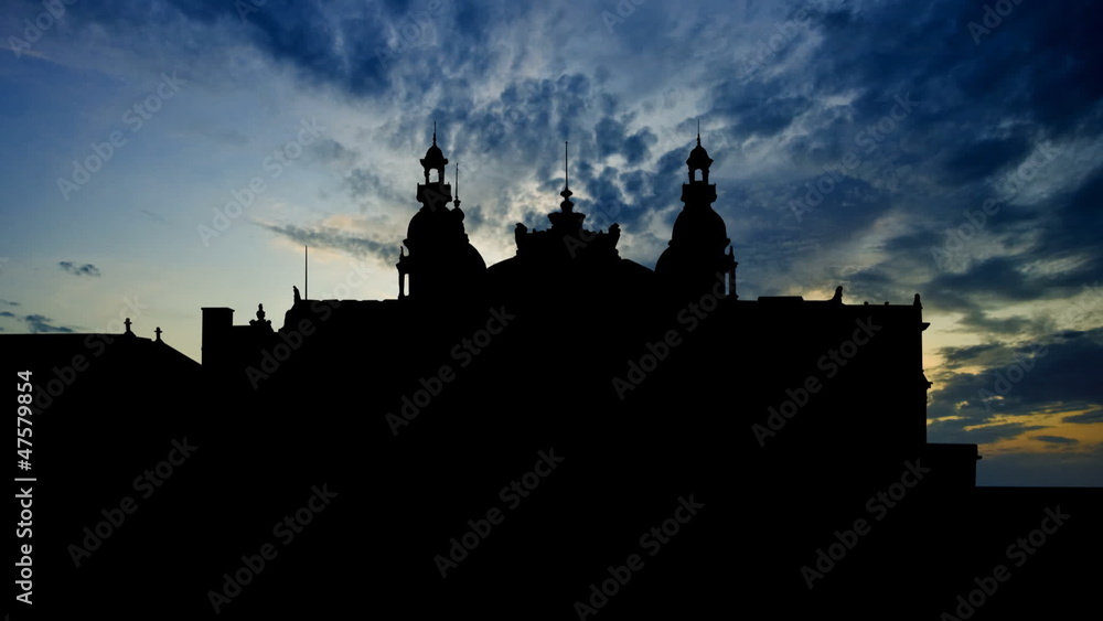 Monaco Monte Carlo casino sunset clouds Monaco Monte Carlo casino sunset clouds