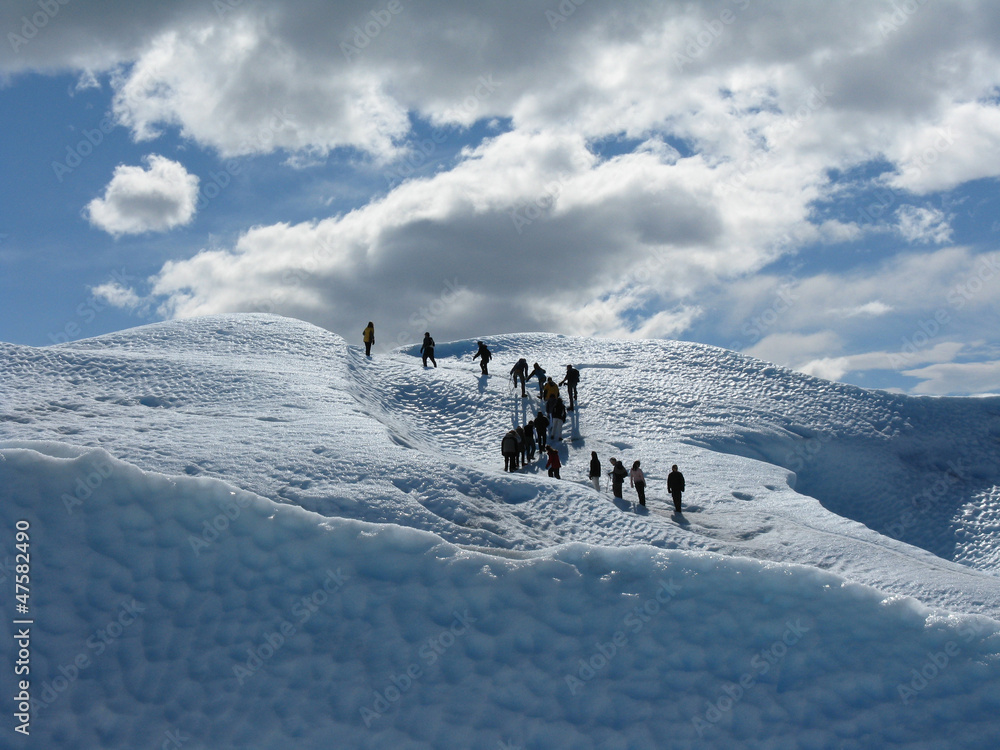 Climbing the perito moreno glacier