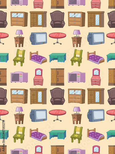 seamless furniture pattern