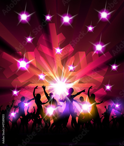 New Year Party Design Illustration