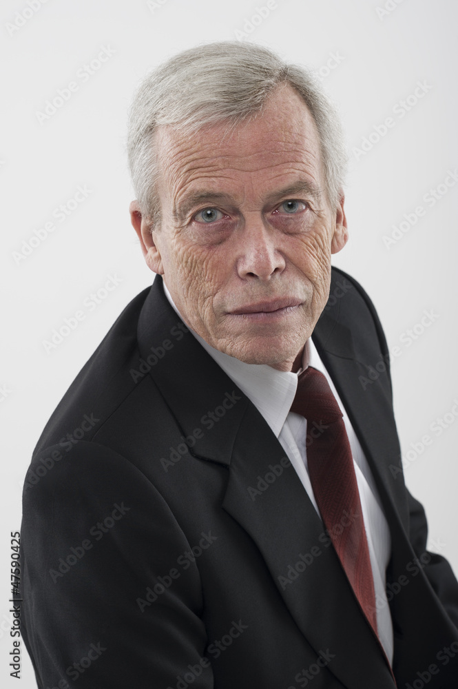 Portrait of a serious senior man Portrait of a serious senior man
