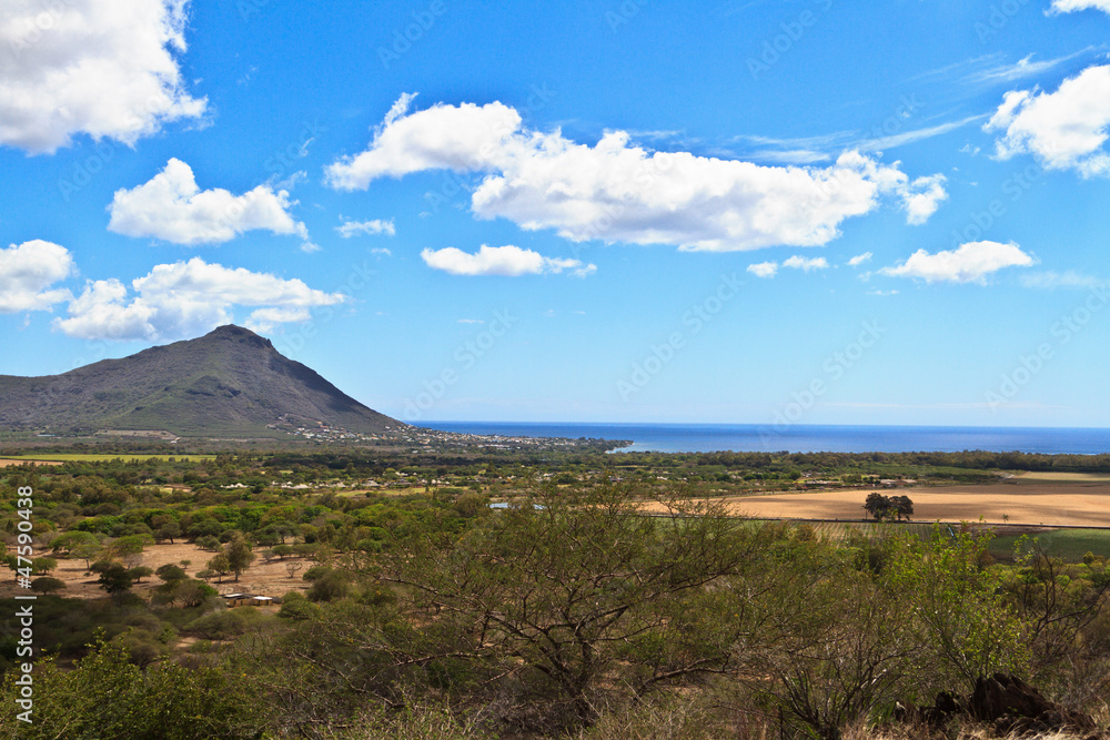 Naklejka premium Mauritius landscape
