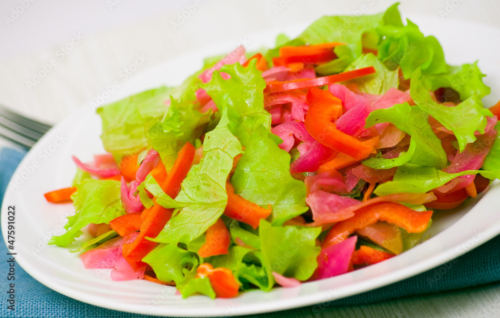 fresh vegetable salad