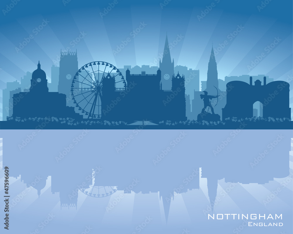 Nottingham, England skyline