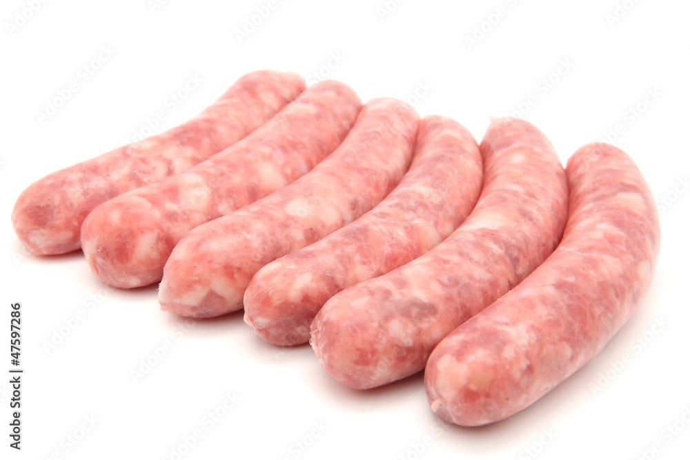 sausages isolated sausages isolated