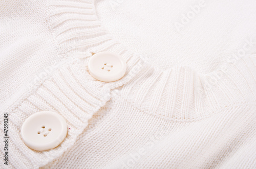 Knitted white jersey texture