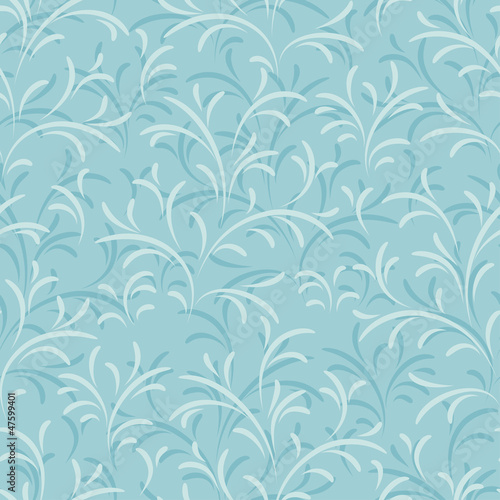 Seamless vector floral pattern. Abstract texture with branches. © incomible
