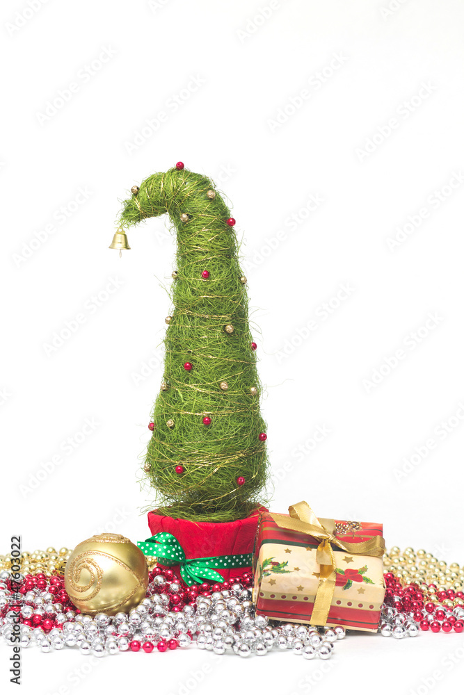 Christmas tree made of sisal