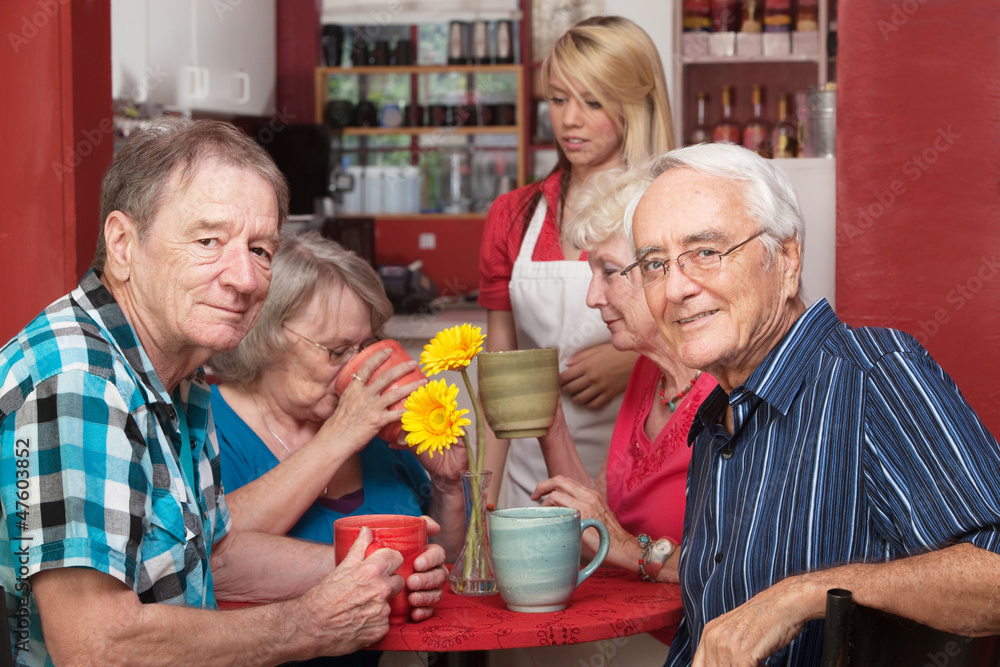 Mature Cafe Patrons Mature Cafe Patrons