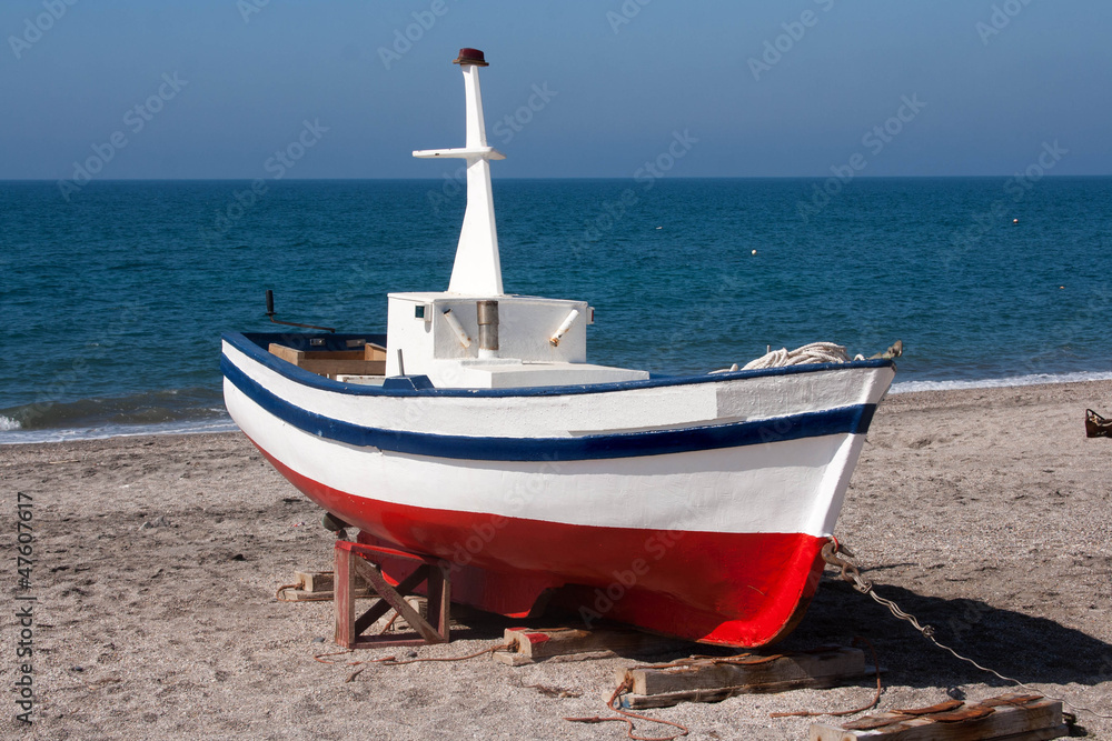 Naklejka premium traditional fishing boat