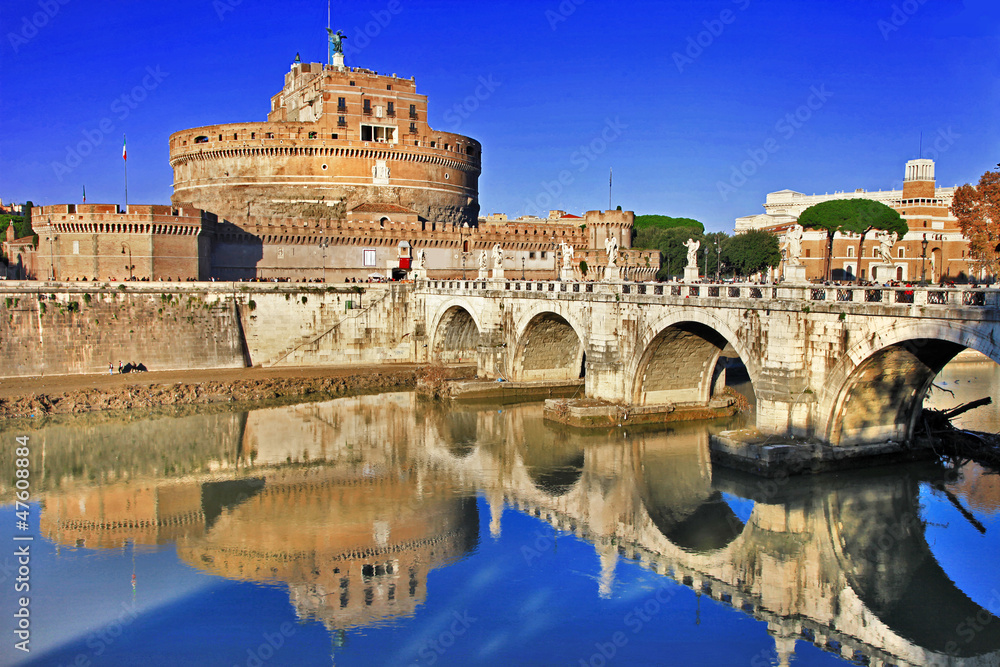 landmarks of Rome - st.Angello castel