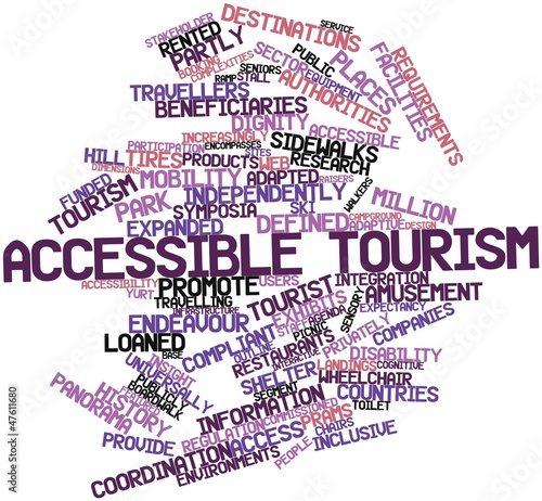 Word cloud for Accessible tourism