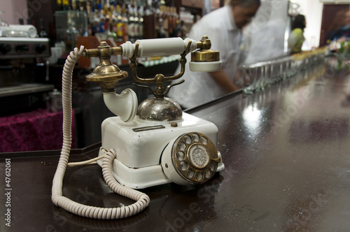 Vintage retro telephone, Hotel Nacional, Havana, Cuba