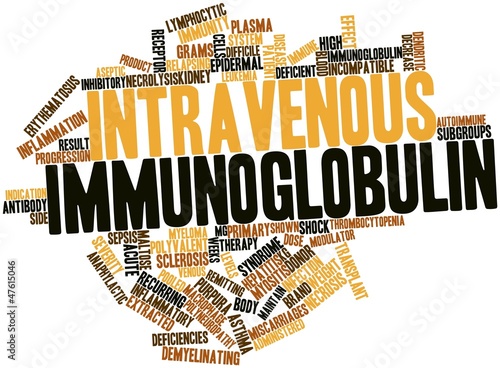Word cloud for Intravenous immunoglobulin photo