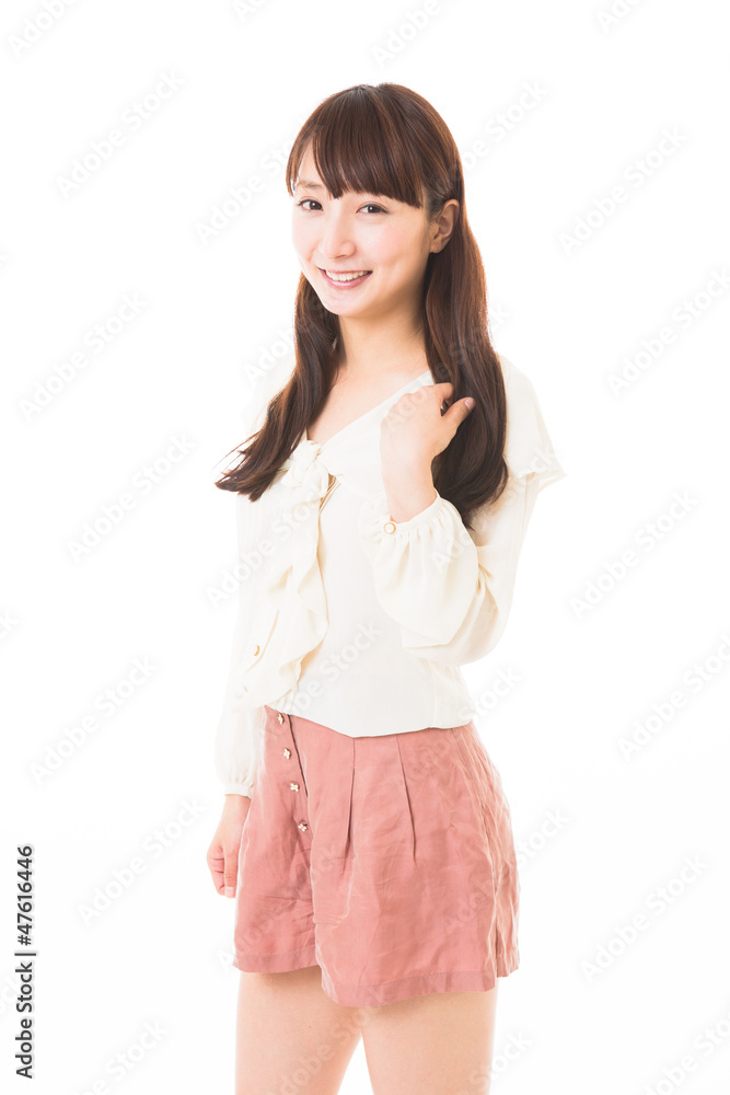 笑顔の女性 上半身 笑顔の女性 上半身