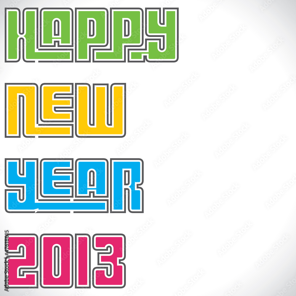 New Year Greeting Card ,2013 New Year Greeting Card ,2013