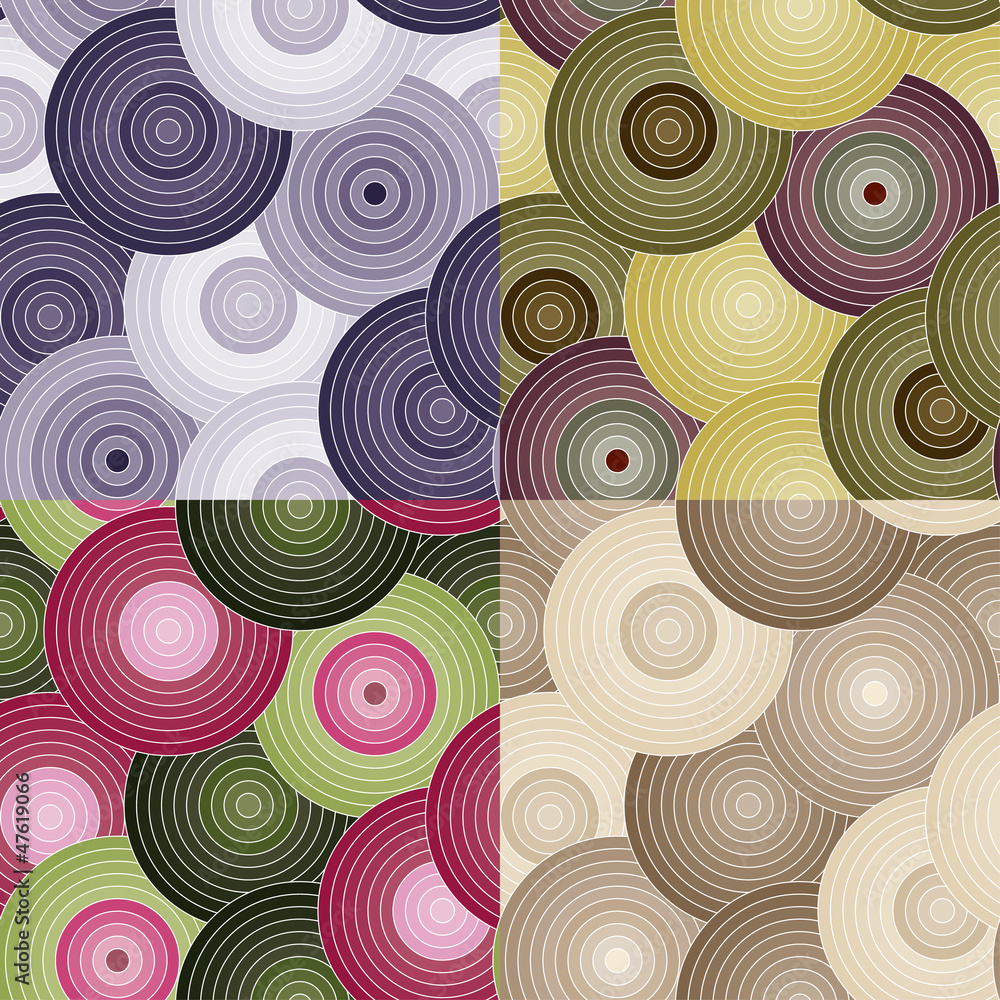 Seamless pattern with colored circles Seamless pattern with colored circles