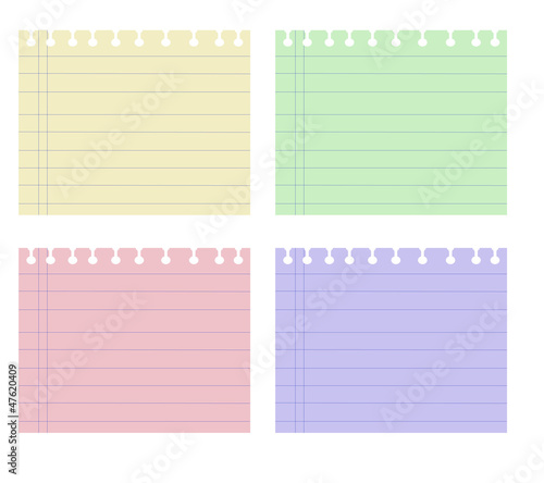 Paper Note Four Color