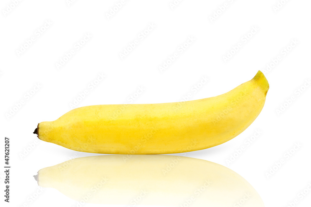 fresh ripe banana isolated on white background fresh ripe banana isolated on white background