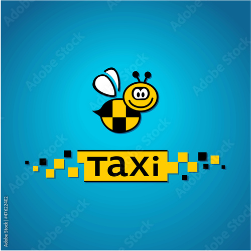 Taxi logo, vector