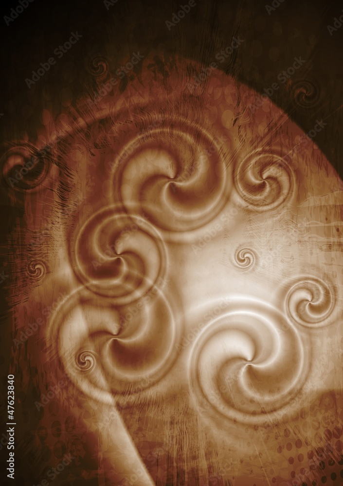 Naklejka premium Dark grunge vector background