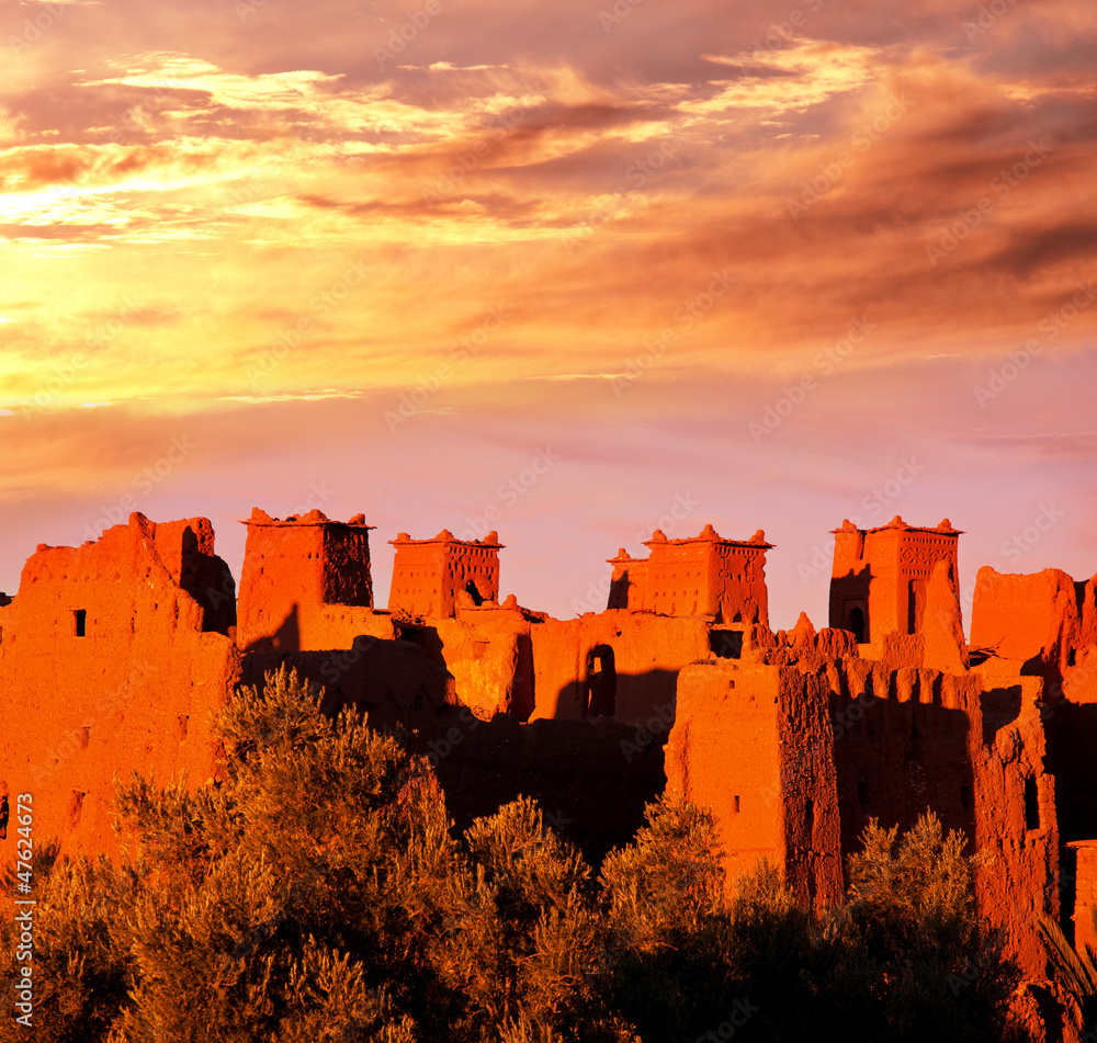 Fototapeta premium Moroccan village