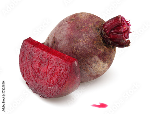 Sliced red beet