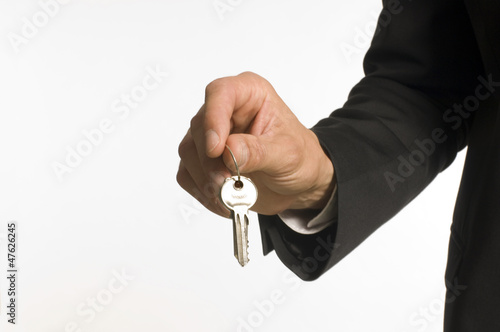 Hand mit Schlüssel
