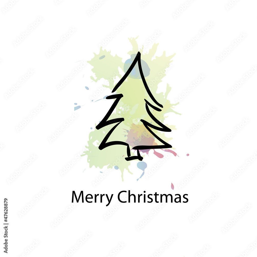 Christmas object with sample text Christmas object with sample text