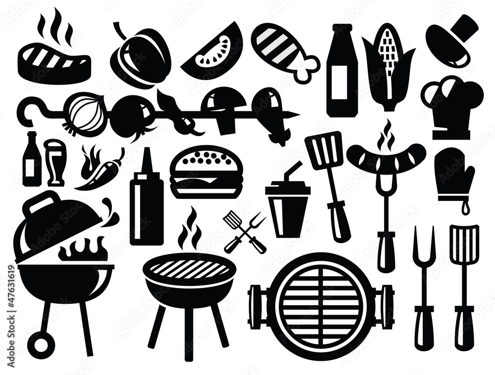 barbecue icons