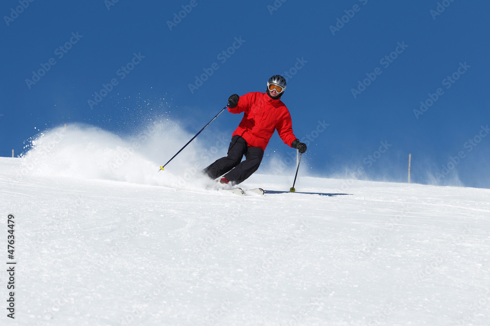 Skifahrer