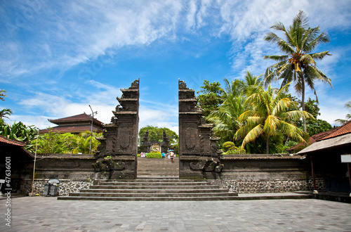 Entrance in Tanah Lot Temple on Bali, Indonesia.