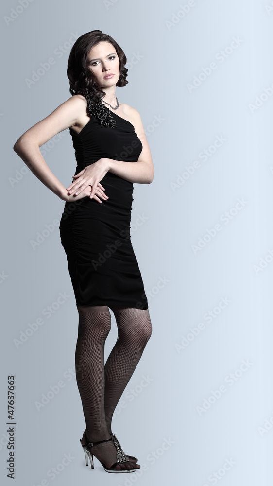 Fashion portrait of a young beautiful Fashion portrait of a young beautiful