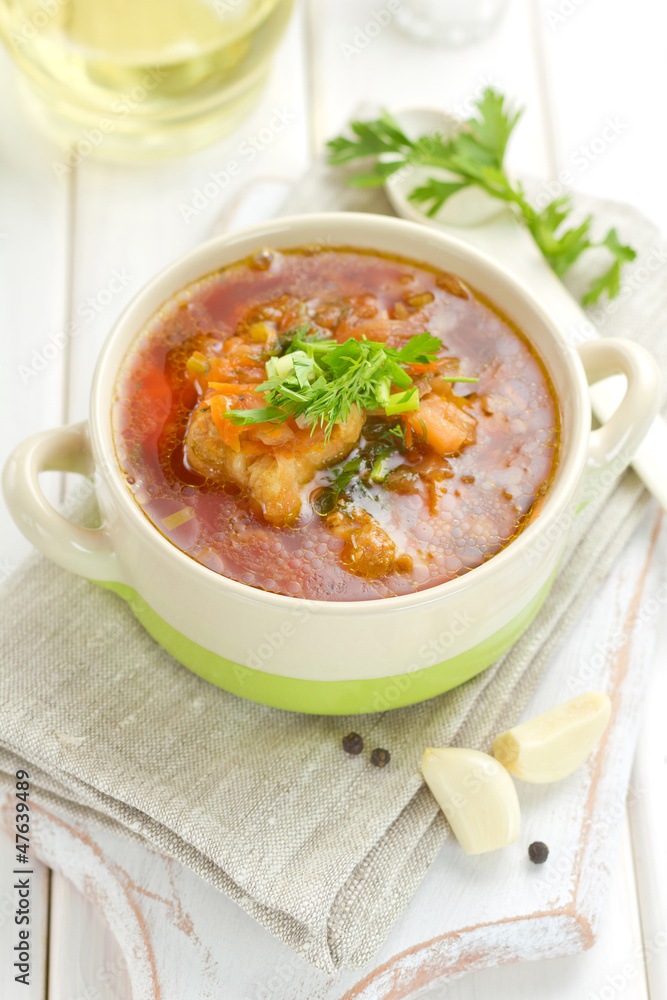 Beetroot soup Beetroot soup