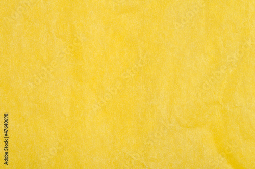 Crumpled yellow paper photo