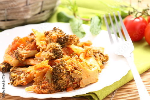 pasta con i broccoli e carote