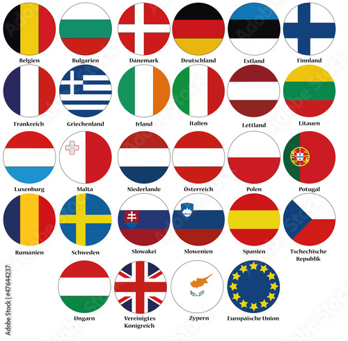 Vektor Europa Fahnen Flaggen © jeanete_ehab
