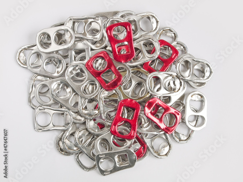 Pieces of can to recycle