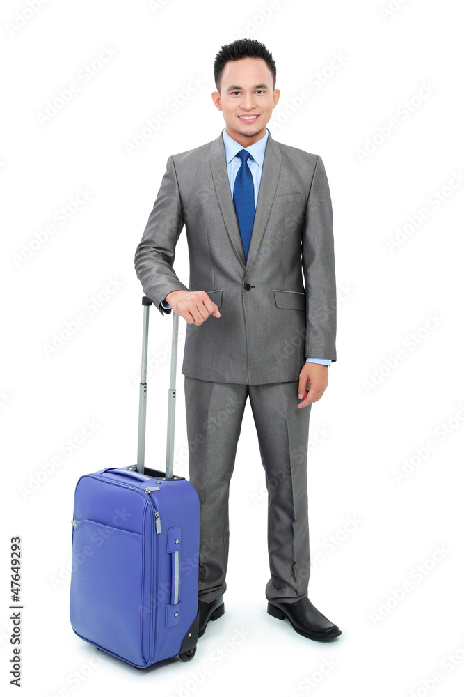 Man going on a business trip Man going on a business trip