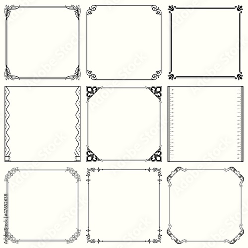 Decorative frames (set 37)